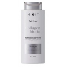 MIXIT Hair Expert Шампунь для волос восстанавливающий Collagen & Biotin 400мл